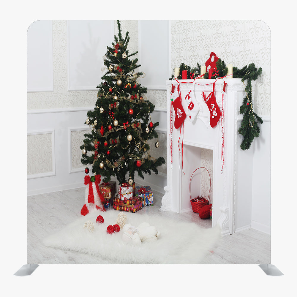 Christmas STRAIGHT TENSION FABRIC MEDIA WALL - 77