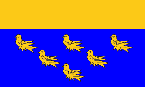 West Sussex County Flag in TrueKolor Wrinkle Free Fabric