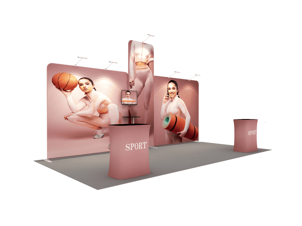 Portable Exhibit Display 6m x 3m - Model 12.