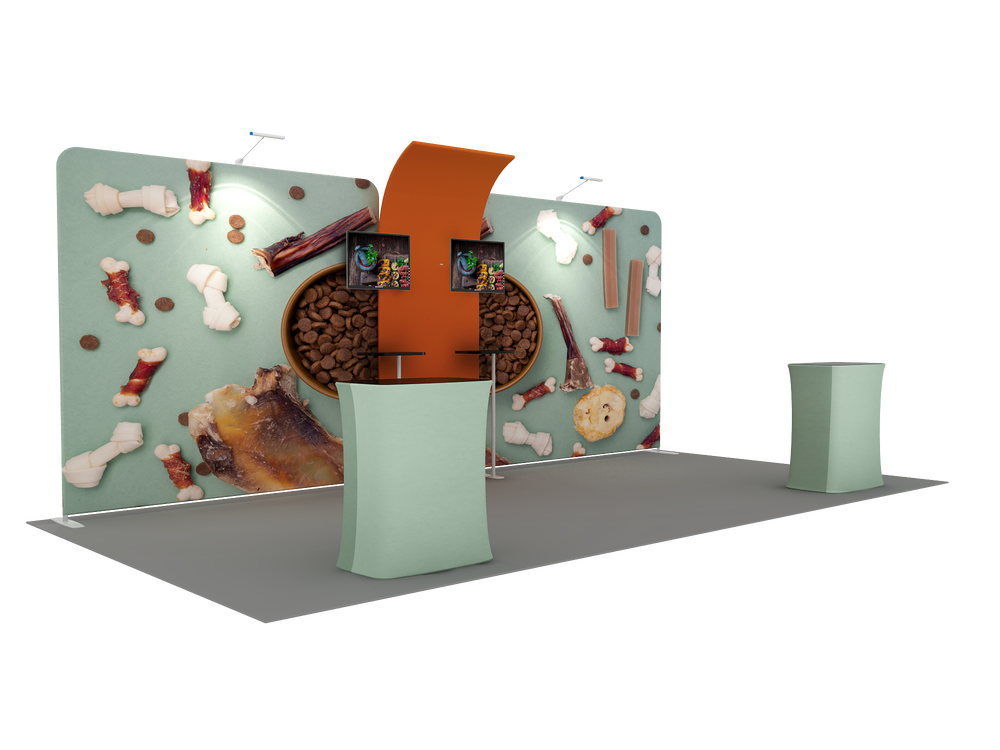Portable Exhibit Display 6m x 3m - Model 13.