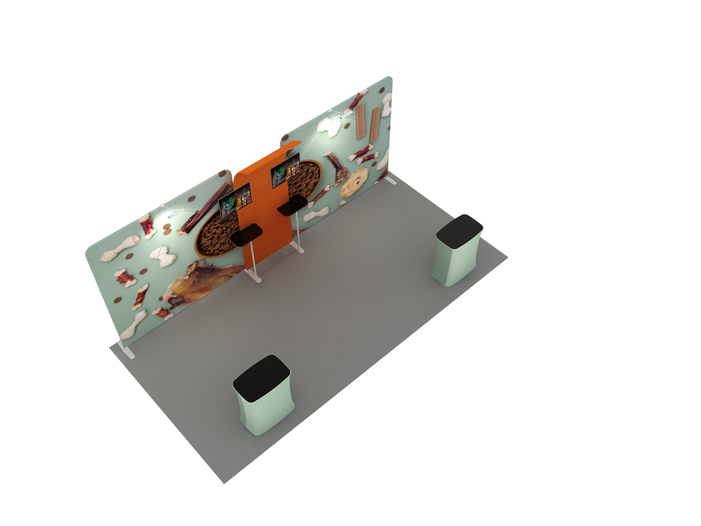 Portable Exhibit Display 6m x 3m - Model 13.