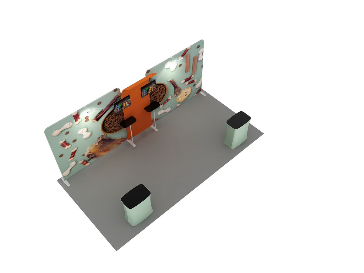 Portable Exhibit Display 6m x 3m - Model 13.