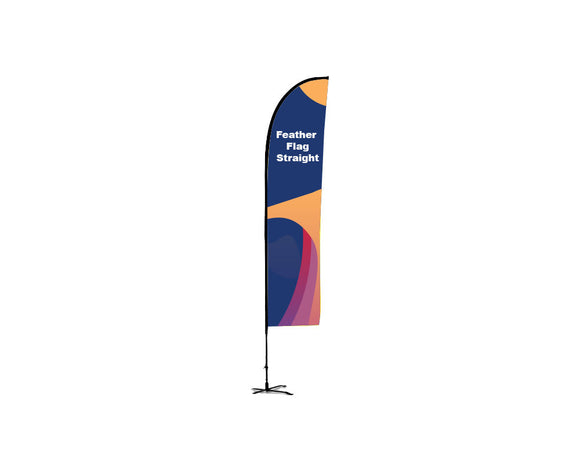 Customized Straight Feather Flag Banner Printing