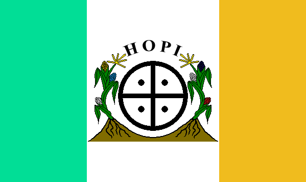 Hopi Nation Flag in TrueKolor Wrinkle Free Fabric