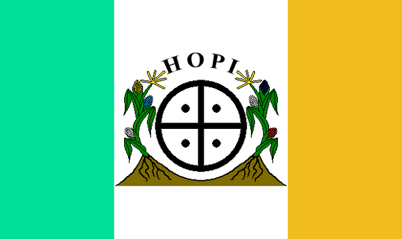Hopi Nation Flag in TrueKolor Wrinkle Free Fabric