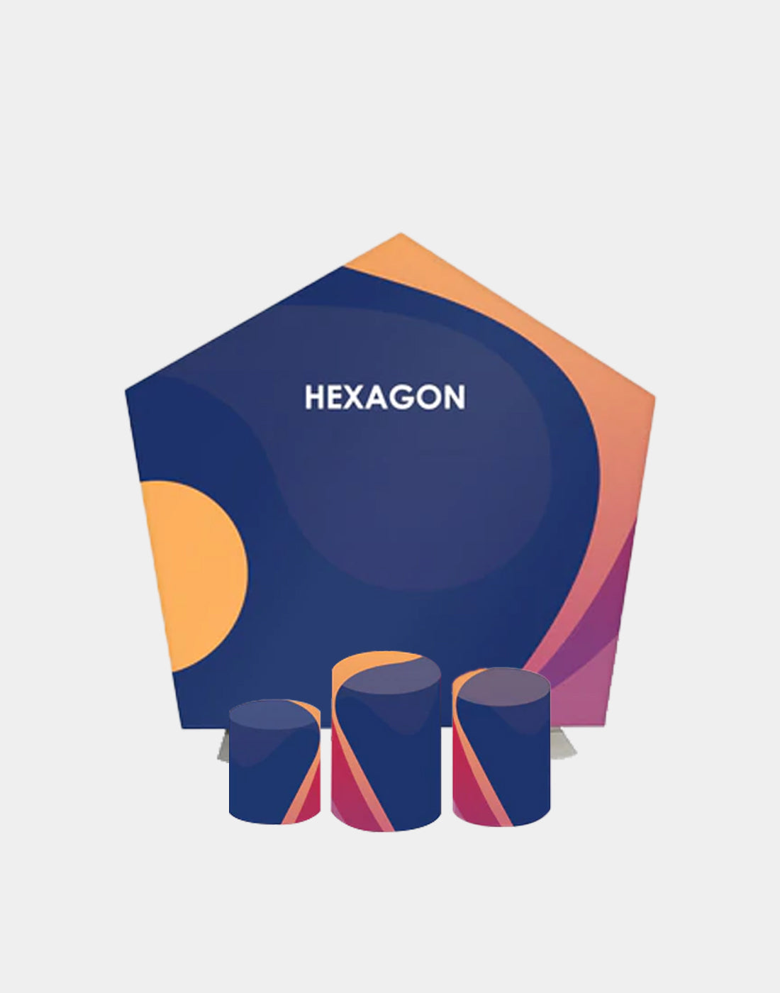 Hexagon Stand with Plinth