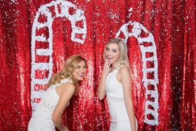 White/Red Mermaid Sequin Backdrops