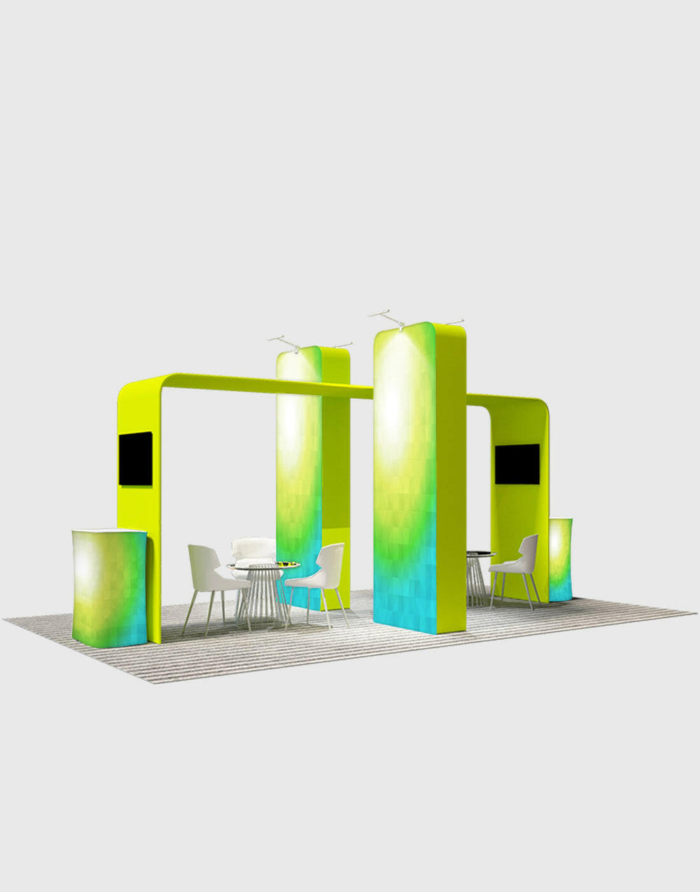 The Elegance of 3D Boxes and Square Arch.