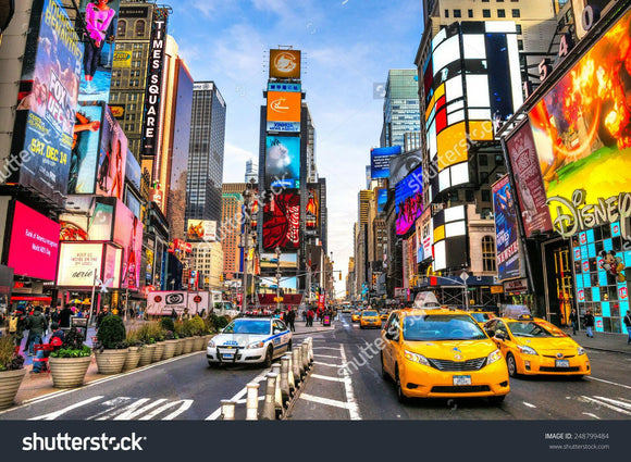 New York City Times Square  Backdrop.