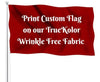 Print Custom Flag on our TrueKolor Wrinkle Free Fabric