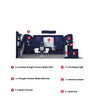 6m Straight Backdrop with Shelf Exhibition Kit.