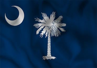 South Carolina State Flag in TrueKolor Wrinkle Free Fabric