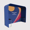 Square Arch Trade Show Booth with Shelf