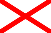 St Patrick's Cross Flag in TrueKolor Wrinkle Free Fabric