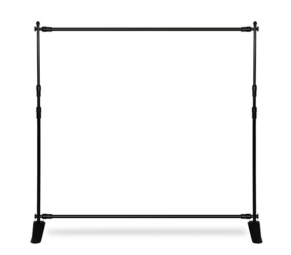 Fabric Backdrop Media Wall with Adjustable Stand