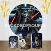 Darth Vader Event Party Round Backdrop Kit