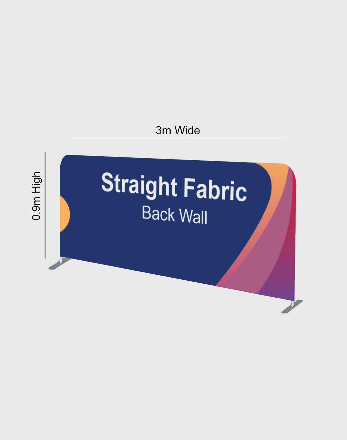 Ultimate 3mx3m Booth Kit with Backwall, Side Walls, Counter, and Lights.