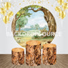 Jungle Themed Event Party Round Backdrop Kit