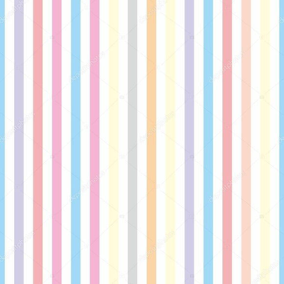 Seamless Vector Pastel Stripe Print Photography Backdrop