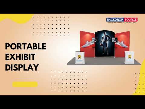Portable Exhibit Display 3m x 3m - Model 1.