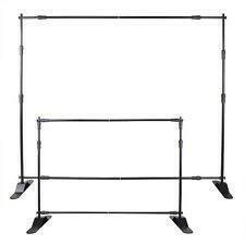 ADJUSTABLE BACKDROP STAND (10' W x 8' H).