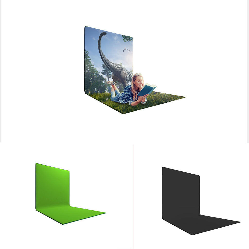 Custom Printed L - Shaped Exhibition Booth.