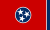 Tennessee State Flag in TrueKolor Wrinkle Free Fabric