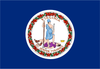 Virginia State Flag in TrueKolor Wrinkle Free Fabric